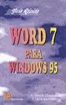 WORD 7 WINDOWS 95 GUIA RAPIDA