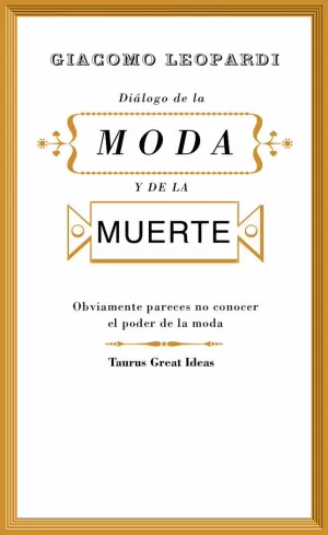 DIALOGO DE LA MODA Y DE LA MUERTE