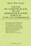 CAUCES DE COMUNICACION ADMINISTRACIONES PUBLICAS