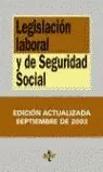LEGISLACION LABORAL Y SEGURIDAD SOCIAL 2003
