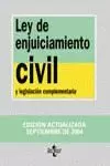 LEY DE ENJUICIAMIENTO CIVIL N248 SEP 2004