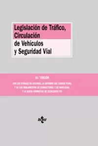 LEGISLACIÓN DE TRÁFICO, CIRCULACIÓN DE VEHÍCULOS Y SEGURIDAD VIAL LEGISLACIÓN DE TRÁFICO, CIRCULACIÓN DE VEHÍCULOS Y SEGURIDAD VIAL