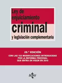 LEY DE ENJUICIAMIENTO CRIMINAL LEY DE ENJUICIAMIENTO CRIMINAL