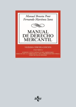 MANUAL DE DERECHO MERCANTIL