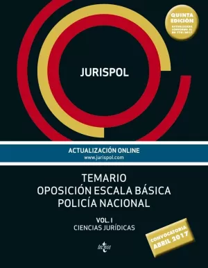 I.TEMARIO OPOSICIÓN ESCALA BÁSICA POLICÍA NACIONAL.