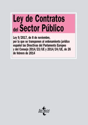 LEY DE CONTRATOS DEL SECTOR PÚBLICO