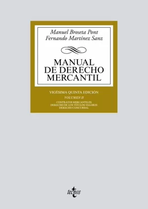 MANUAL DE DERECHO MERCANTIL VOLUMEN 2
