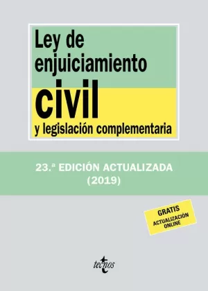 LEY DE ENJUICIAMIENTO CIVIL Y LEGISLACIÓN COMPLEMENTARIA