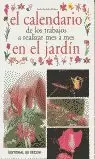 CALENDARIO TRABAJOS MES JARDIN