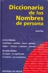 DICCIONARIO DE LOS NOMBRES DE PERSONA T.D.