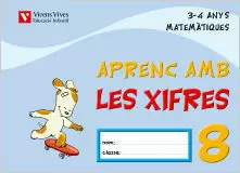 APRENC AMB LES XIFRES Q 8 3-4 ANYS QUADERN NUM 8