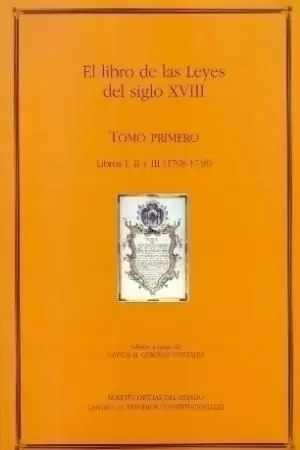 LIBRO LEYES SIGLO XVIII 5 VOL