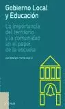 GOBIERNO LOCAL Y EDUCACION