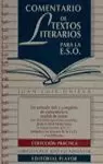 COMENTARIO TEXTOS LITERARIOS