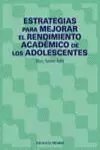 ESTRATEGISA PARA MEJORAR EL RENDIMIENTO ACADEMICO DE LOS ADOLESCE