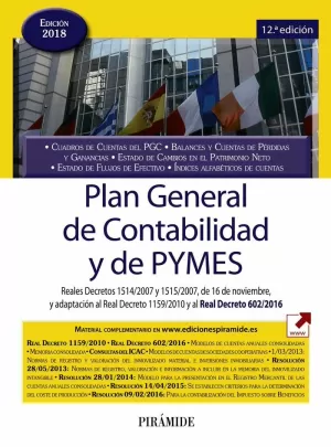 PLAN GENERAL DE CONTABILIDAD Y DE PYMES