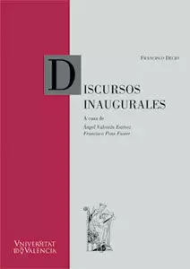 DISCURSOS INAUGURALES DE LA UNIVERSIDAD DE VALENCI