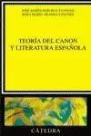 TEORIA DEL CANON Y LITERATURA