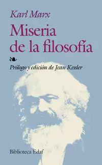 MISERIA DE LA FILOSOFIA