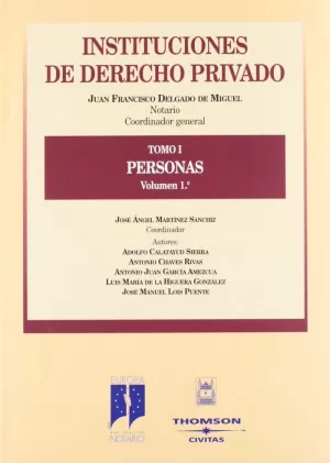 INSTITUCIONES DERECHO PRIVADO TOMO I - PERSONAS VO