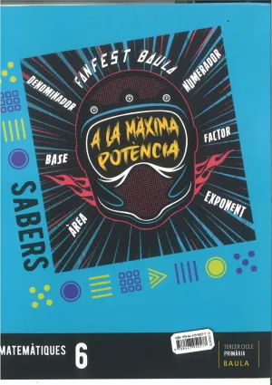 LLIBRE SABERS MATEMÀTIQUES 6È PRIMÀRIA FANFEST