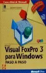 VISUAL FOXPRO 3 WINDOWS PASO A VISUAL FOXPRO 3 WINDOWS PASO A