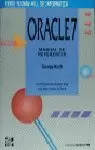 ORACLE 7 MANUAL REFERENCIA ORACLE 7 MANUAL REFERENCIA