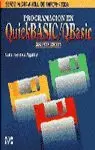 QUICK BASIC/QBASIC PROGRAMACIO QUICK BASIC/QBASIC PROGRAMACIO