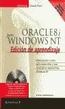 ORACLE 8 I WINDOWS NT ED APREN ORACLE 8 I WINDOWS NT ED APREN