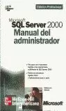 SQL SERVER 2000 MANUAL ADMINIS