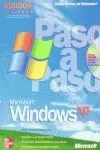 WINDOWS XP MICROSOFT PASO A PASO+CD
