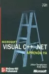 MICROSOF VISUAL C++.NET APRENDA YA MICROSOF VISUAL C++.NET APRENDA YA