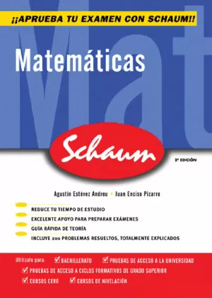 SCHAUM, MATEMÁTICAS, BACHILLERATO