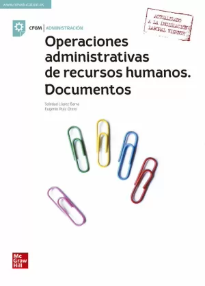 DOCUMENTOS OPERACIONES ADMINISTRATIVAS DE RECURSOS HUMANOS