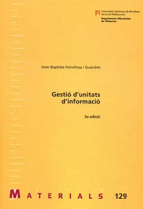 GESTIO D¦UNITATS D¦INFORMACIO