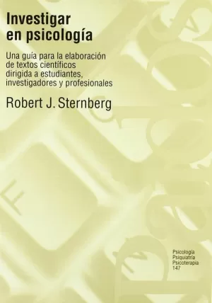 INVESTIGAR EN PSICOLOGIA INVESTIGAR EN PSICOLOGIA