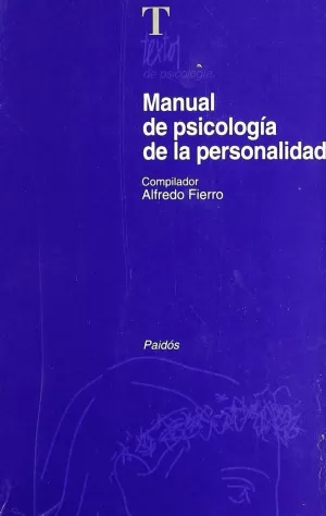 MANUAL PSICOLOGIA PERSONALIDAD