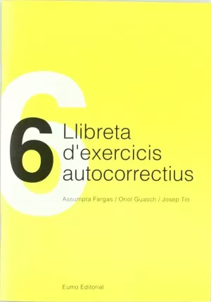 LLIBRETA D'EXERCICIS AUTOCORRECTIUS 6