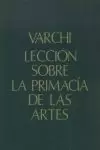 LECCION SOBRE PRIMACIA DE LAS ARTES