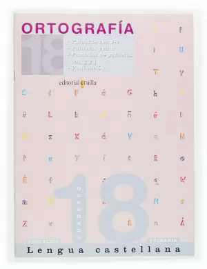 CUADERNO 18 ORTOGRAFIA LENGUA CASTELLANA EP