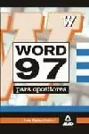 WORD 97 PARA OPOSITORES