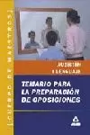 MAESTROS AUDICION Y LENGUAJE TEMARIO MAESTROS AUDICION Y LENGUAJE TEMARIO