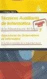 TEMARIO II TECNICOS AUXILIARES INFORMATICA OPERADO TEMARIO II TECNICOS AUXILIARES INFORMATICA OPERADO