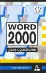 WORD 2000 PARA OPOSITORES
