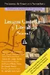 LENGUA CASTELLANA Y LITERATURA IV TEMARIO PROFESORES ENSEÑANZA