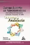 CUERPO SUPERIOR ADMINISTRADORES J.A TEMARIO VOL IV