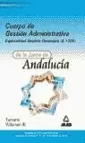 CUERPO GESTION ADMINISTRATIVA J.A TEMARIO VOL III CUERPO GESTION ADMINISTRATIVA J.A TEMARIO VOL III