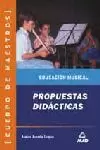 EDUCACION MUSICAL. PROPUESTAS DIDACTICAS. CUERPO DE MAESTROS EDUCACION MUSICAL. PROPUESTAS DIDACTICAS. CUERPO DE MAESTROS