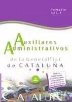 TEMARI VOL.1 AUXILIARES ADMINISTRATIVOS GENERALITAT DE CATALUNYA