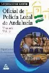 TEMARIO II OFICIAL POLICIA LOCAL ANDALUCIA TEMARIO II OFICIAL POLICIA LOCAL ANDALUCIA
